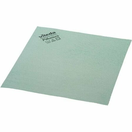 VILEDA PROFESSIONAL Cleaning Cloths, Microfiber, 14inx15in, GN VLD143593